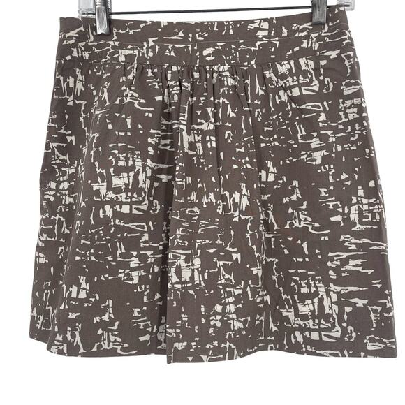 ✨NWT J. Crew Abstract Geometric Print Mini Skirt size 4 Small pockets! - Picture 5 of 8